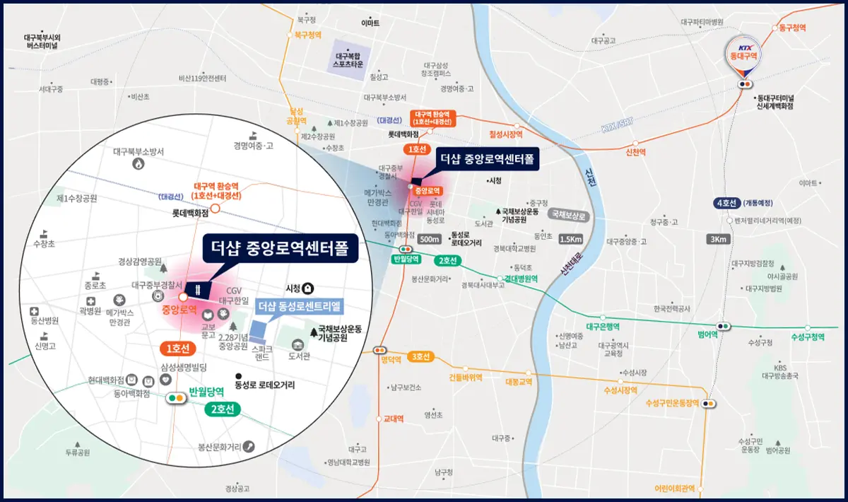 중구 사일동 지도